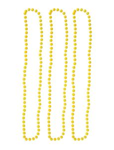 Mooie neon gele party halsketting