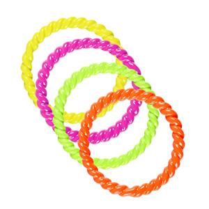 Neon ringen set in vier kleuren