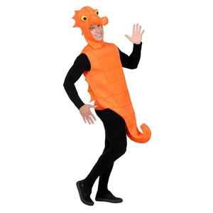 Leuk oranje Zeepaardje kostuum