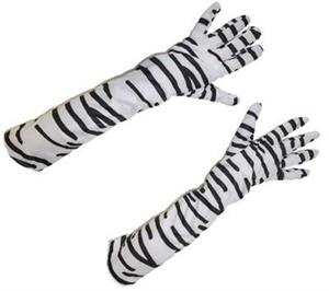 Handschoenen zebra 35 cm