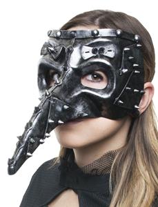 Leuk steampunk masker met snavel
