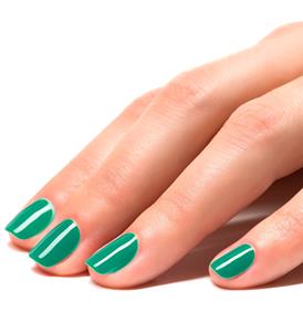 Mooie nagellak op waterbasis groen