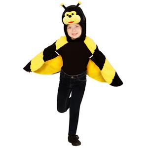 Bijencape met vleugeltjes en masker voor kinderen 104-110cm