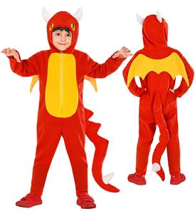 Draken kostuum voor kinderen rood