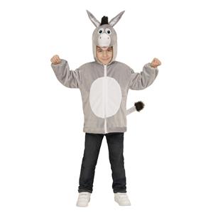 Pluche ezel kostuum voor carnaval