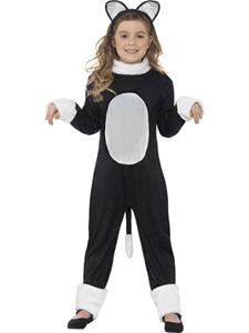 Mooi zwarte poezen kostuum voor kids