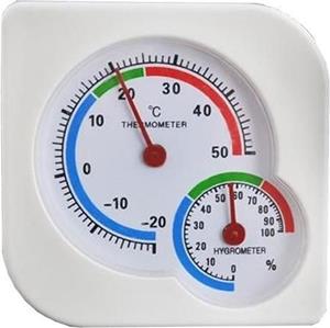 Geeek Thermometer/Hygrometer Analoog - Binnen en Buiten– Wit