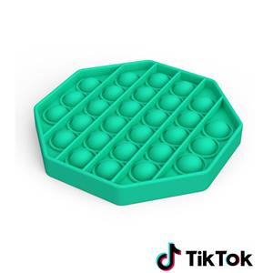 Geeek Pop it Fidget Toy- Bekend van TikTok - Hexagon - Groen