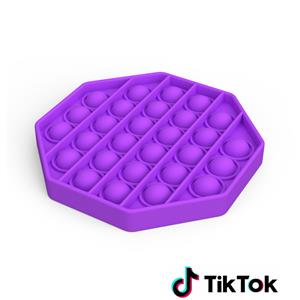 Geeek Pop it Fidget Toy- Bekend van TikTok - Hexagon - Paars
