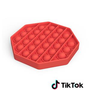 Pop it Fidget Toy - Bekannt aus TikTok - Hexagon - Rot