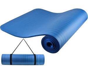 Geeek Universele Yogamat 181 x 61.5 x 1 cm - Home Fitness Blauw