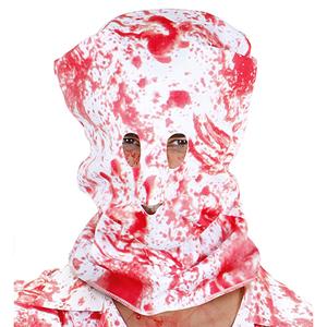Accessoires voor Halloween horror masker met veel bloed