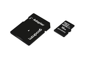 Goodram MicroSD 16GB cl. 10 UHS-I + Adapter - MicroSDHC