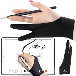 Geeek Tablet Teken Handschoen - Zwart - iPad Tablet Handschoen - Drawing Artist Glove - Wacom Tekentablet Glove