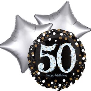 DeBallonnensite Ballon toefje 50ste verjaardag