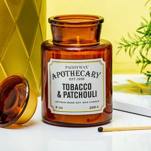 Paddywax Apothecary Geurkaars - Tobacco & Patchouli