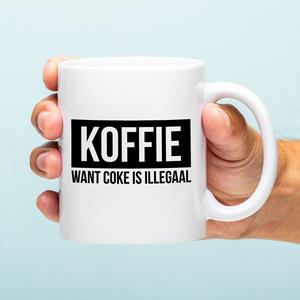 Nutcrackers Mok Koffie Want Coke Is Illegaal