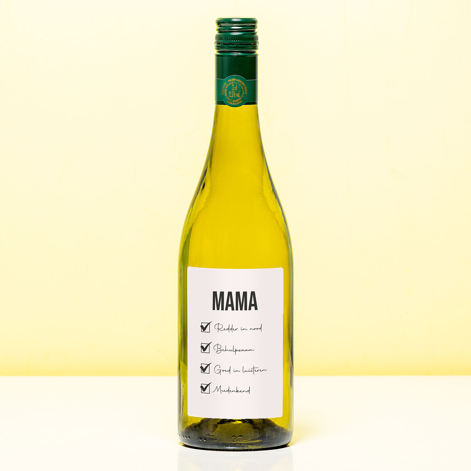 Cadeau Wijnfles Mama Checklist - Wit (Sauvignon Blanc)