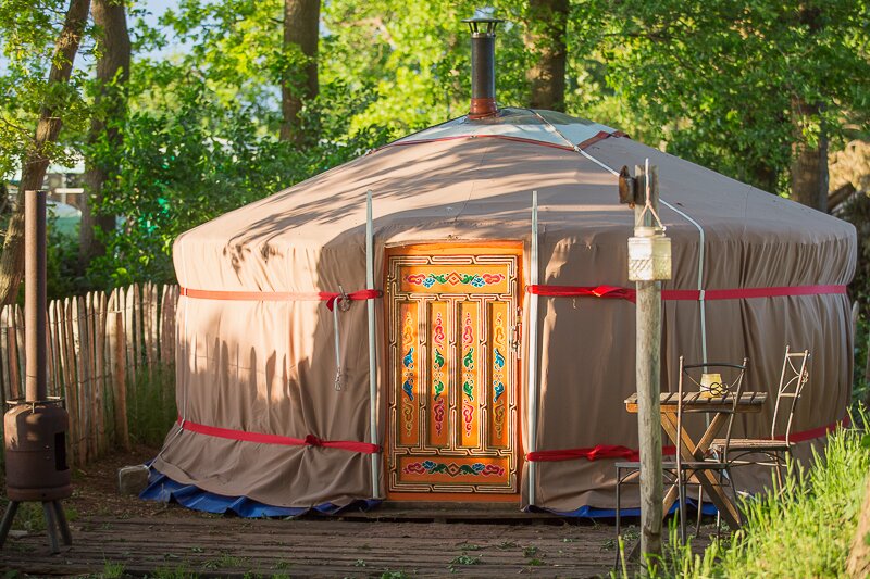 Good4fun Overnachting in een kleine Yurt te Alphen, Noord-Brabant