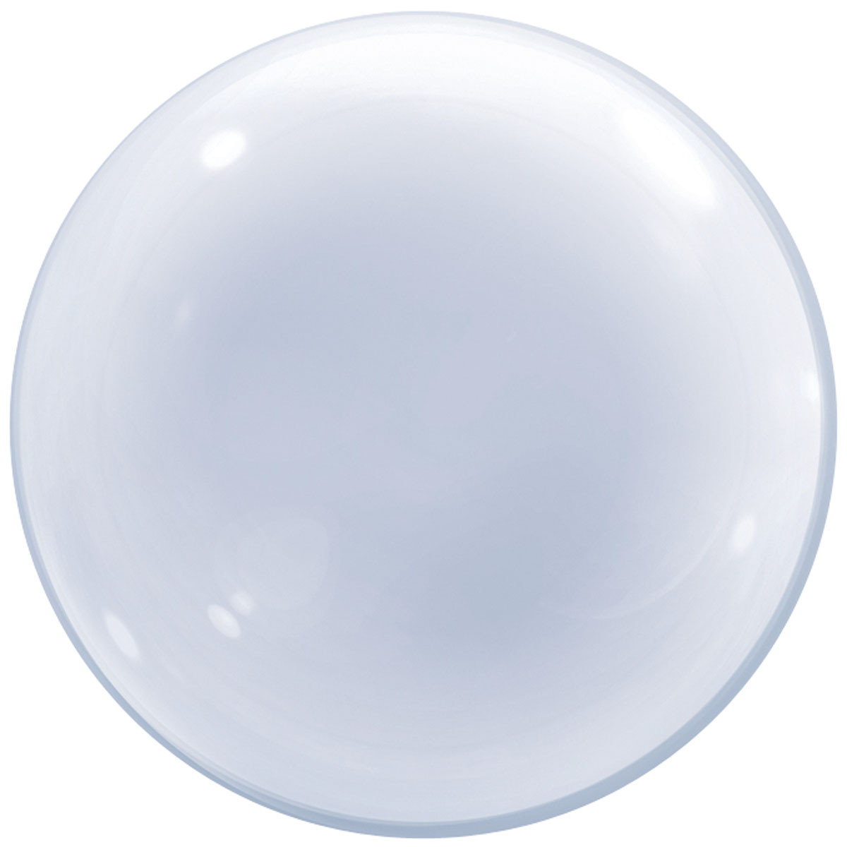 Transparante Bubbles Ballon 61cm