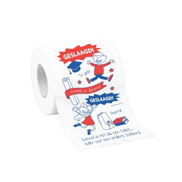 Funny Toiletpapier Geslaagd