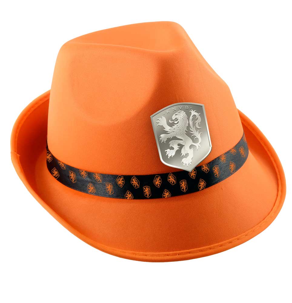 KNVB Oranje trilby hoed met  logo