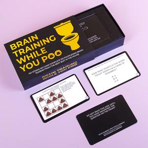 Gift Republic Brain Training While You Poo Kaarten
