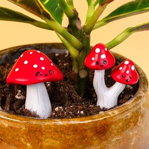 Gift Republic Bloempot Paddenstoelen (set Van 4)