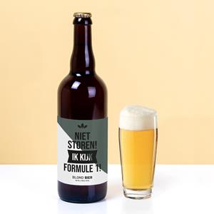 Ditverzinjeniet Bierfles Niet Storen Formule 1 (750ml)