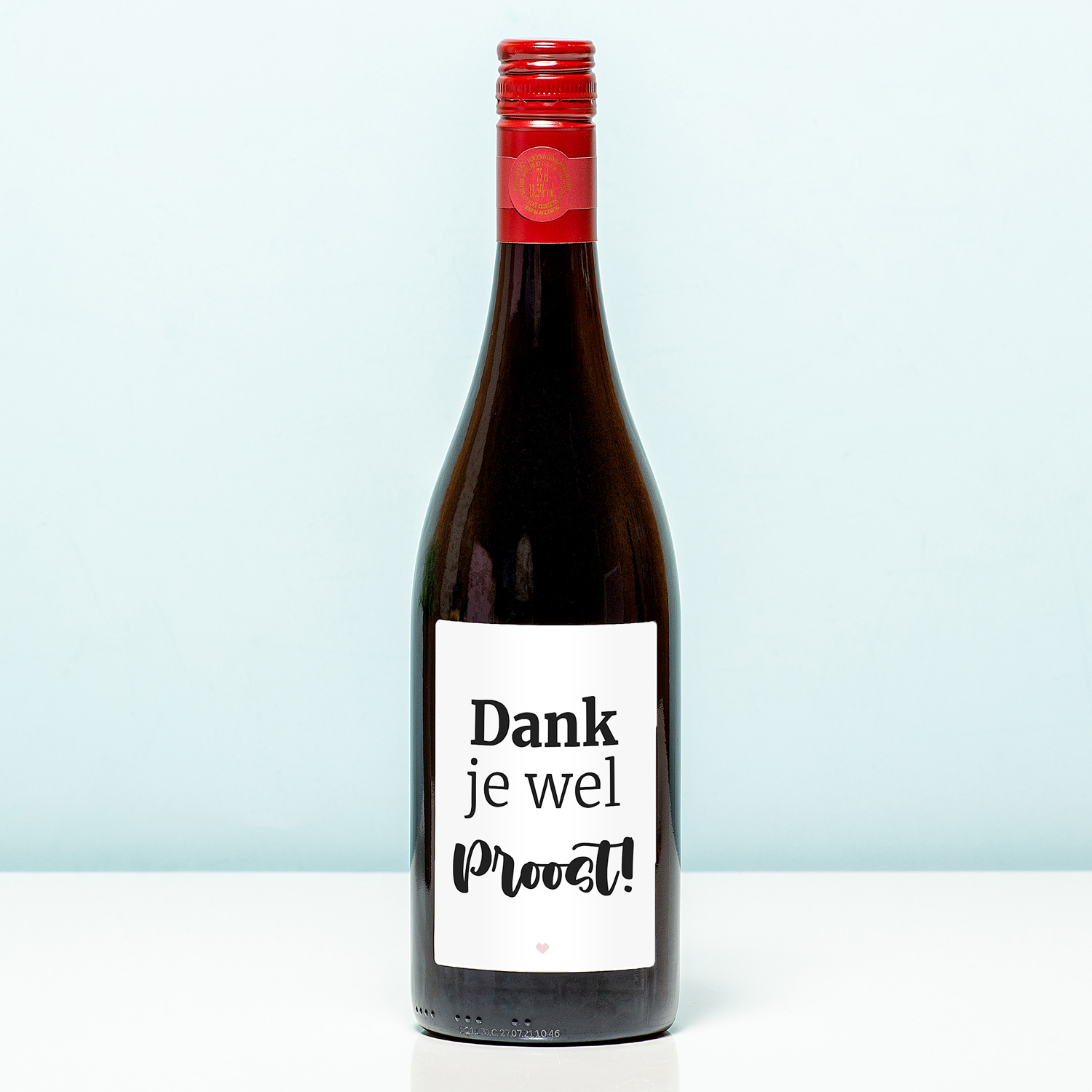 Nutcrackers Wijnfles Dank Je Wel Proost - Rood (Merlot)