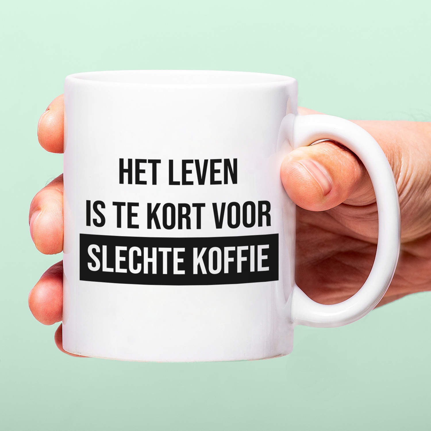 Ditverzinjeniet Mok Het Leven Is Te Kort Voor Slechte Koffie