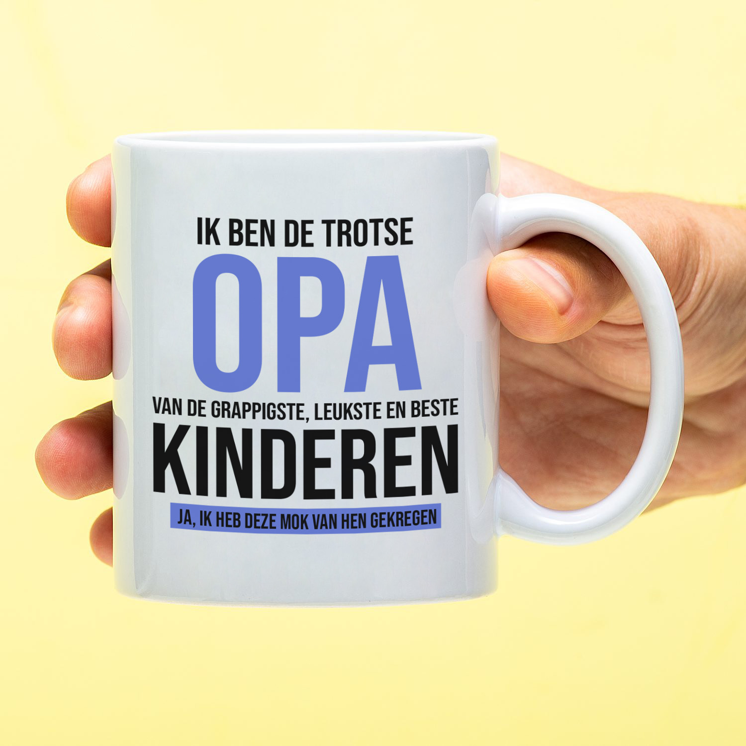 Ditverzinjeniet Mok Trots Op De Leukste Kinderen - Opa