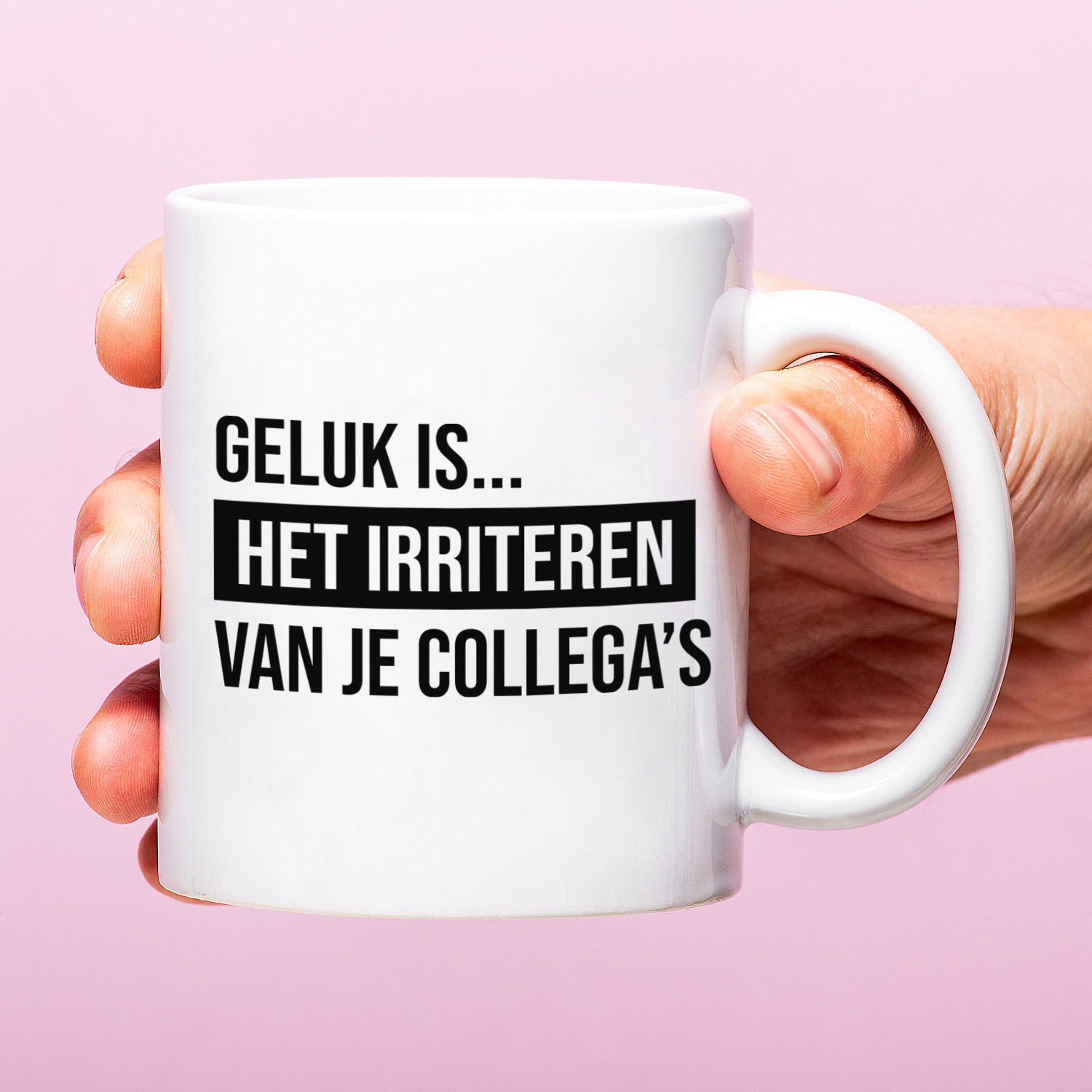 Ditverzinjeniet Mok Geluk Is Het Irriteren Van Je Collega's