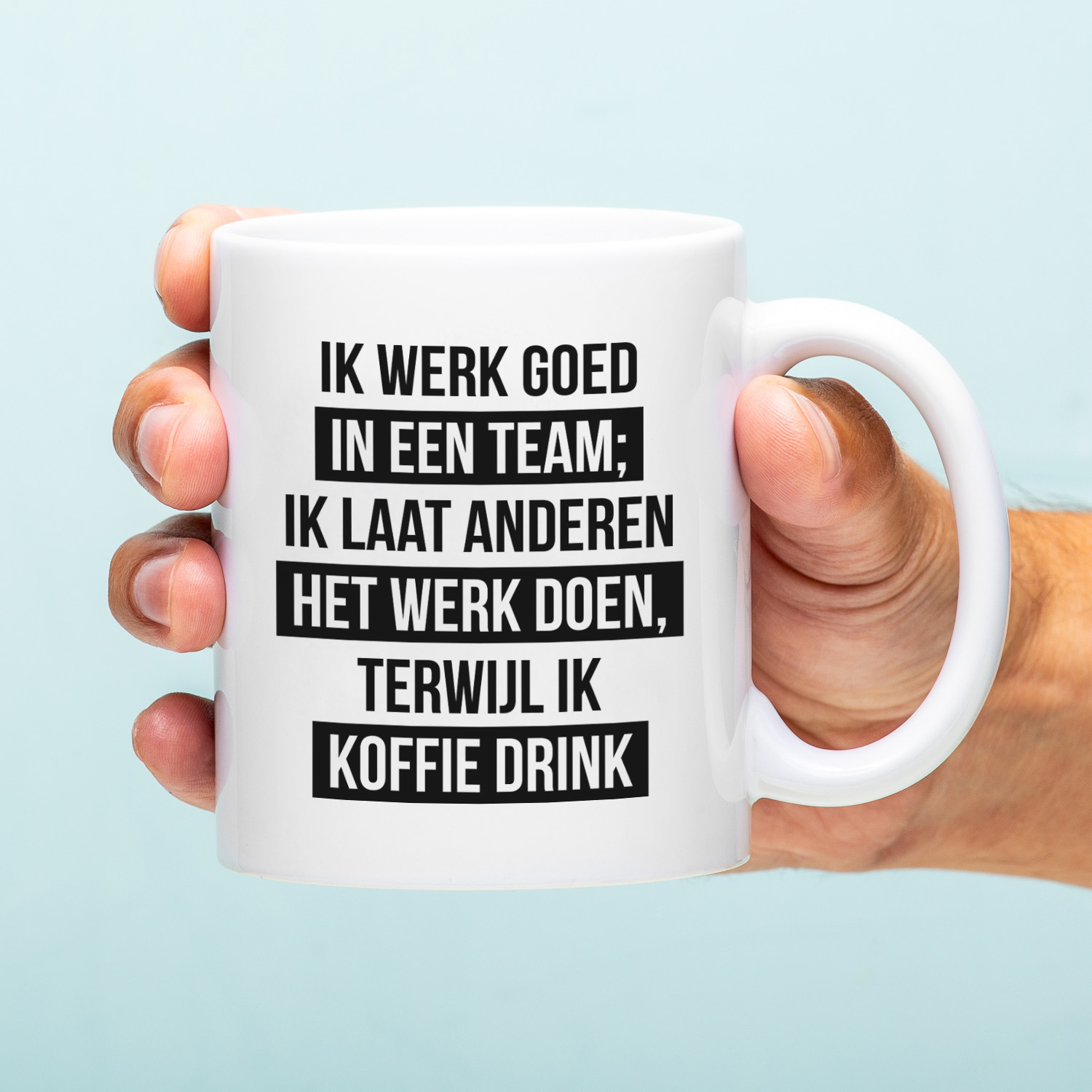 Ditverzinjeniet Mok Ik Werk Goed In Een Team