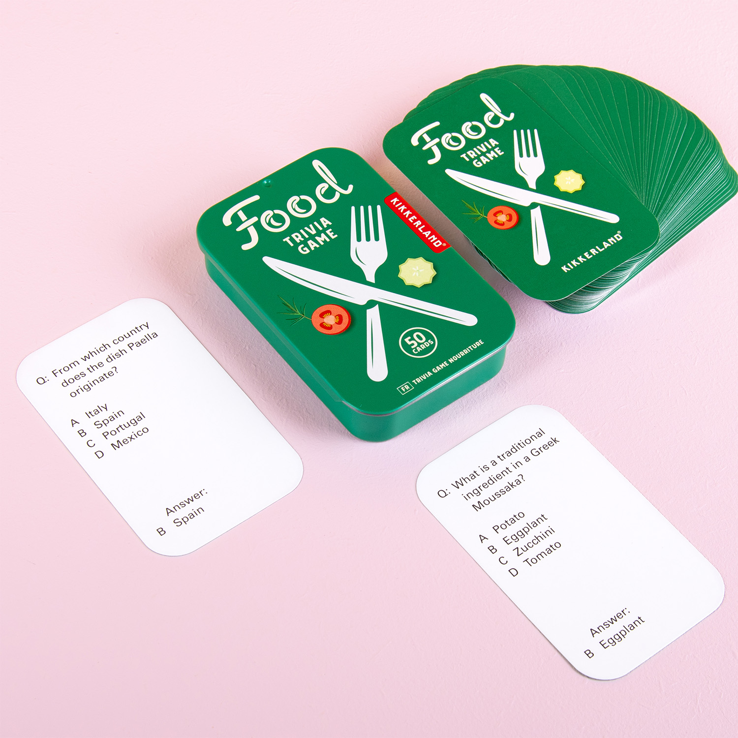 Kikkerland Trivia Game - Food