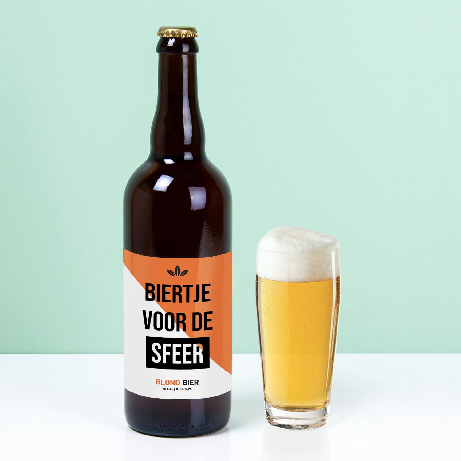 Ditverzinjeniet Bierfles Biertje Voor De Sfeer (750 Ml)