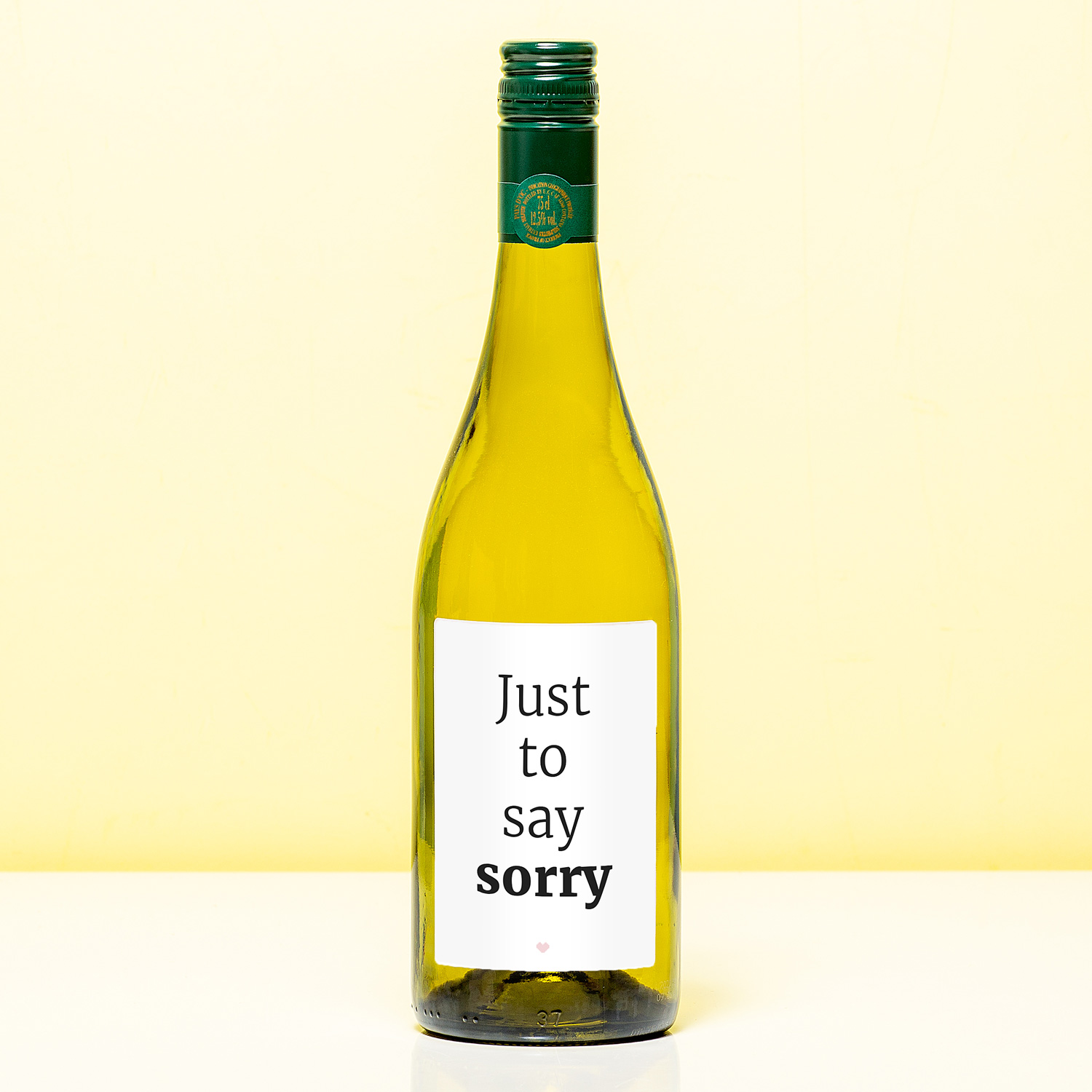 Nutcrackers Wijnfles Just To Say Sorry - Wit (Sauvignon Blanc)