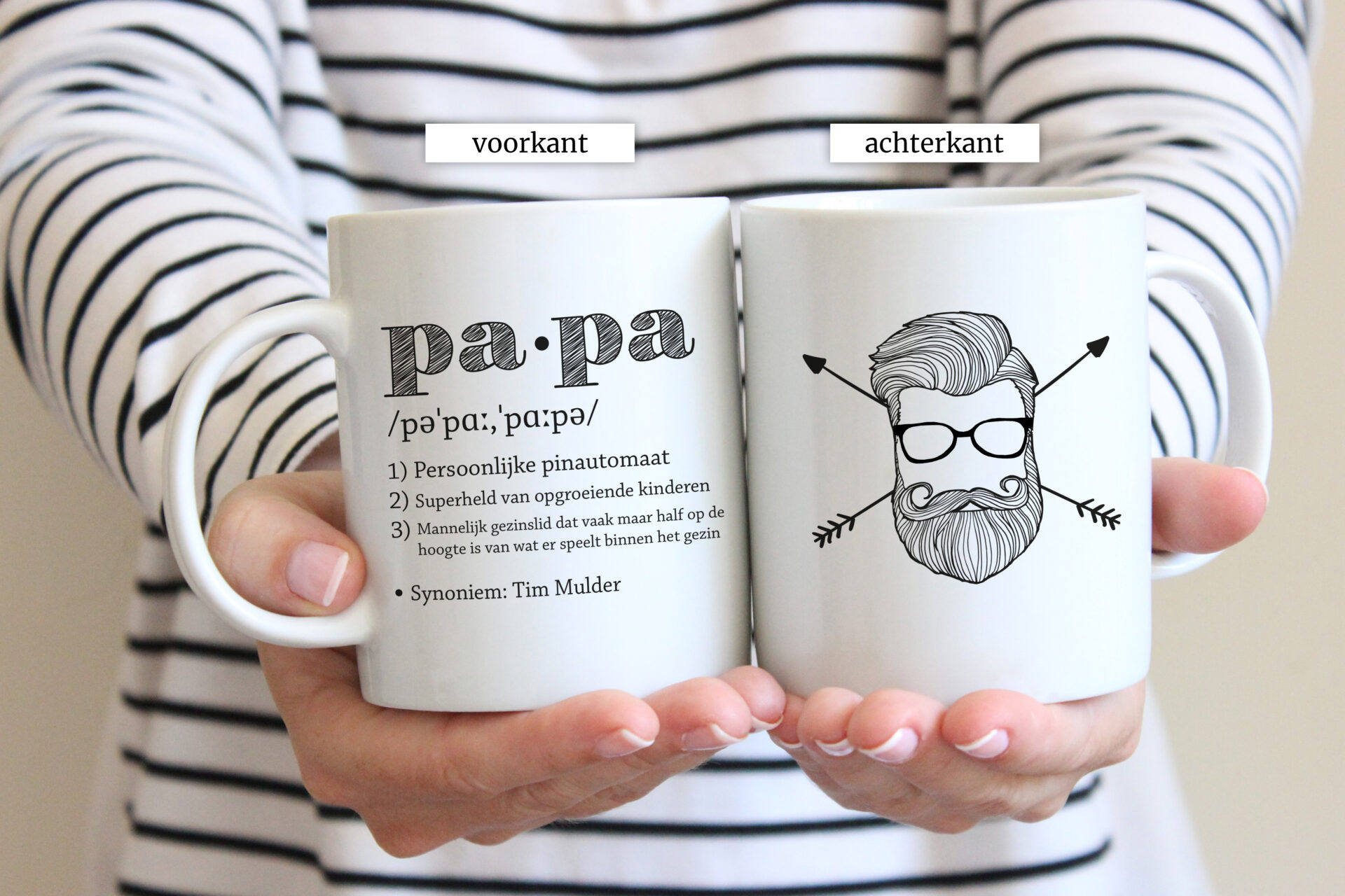 Nutcrackers Gepersonaliseerde Mok Definitie Papa