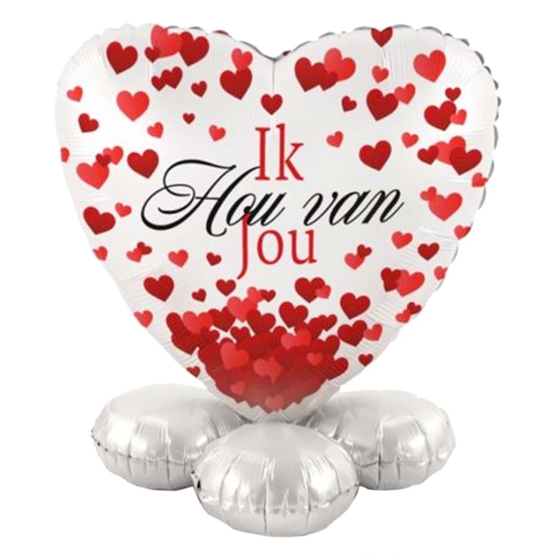 DeBallonnensite Ik hou van jou ballon cadeau