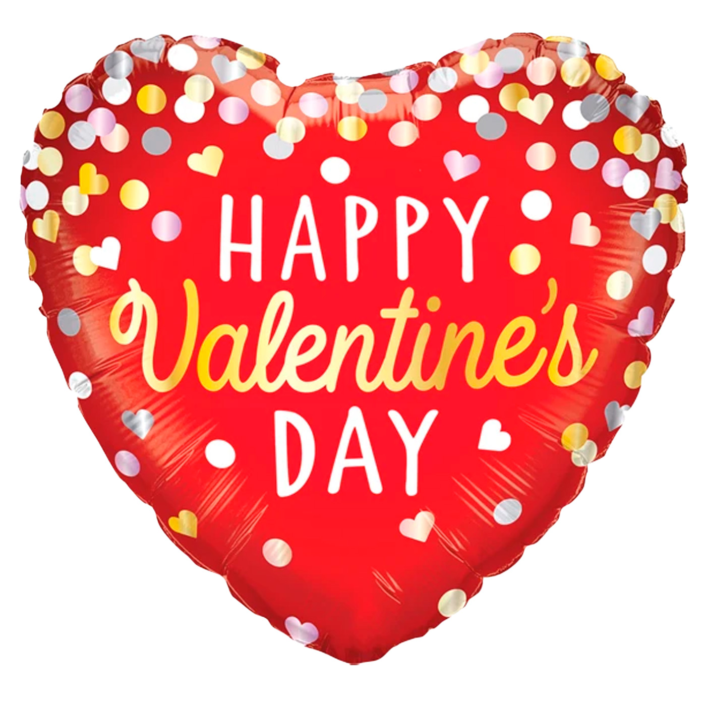 DeBallonnensite Happy Valentines Day confetti ballon