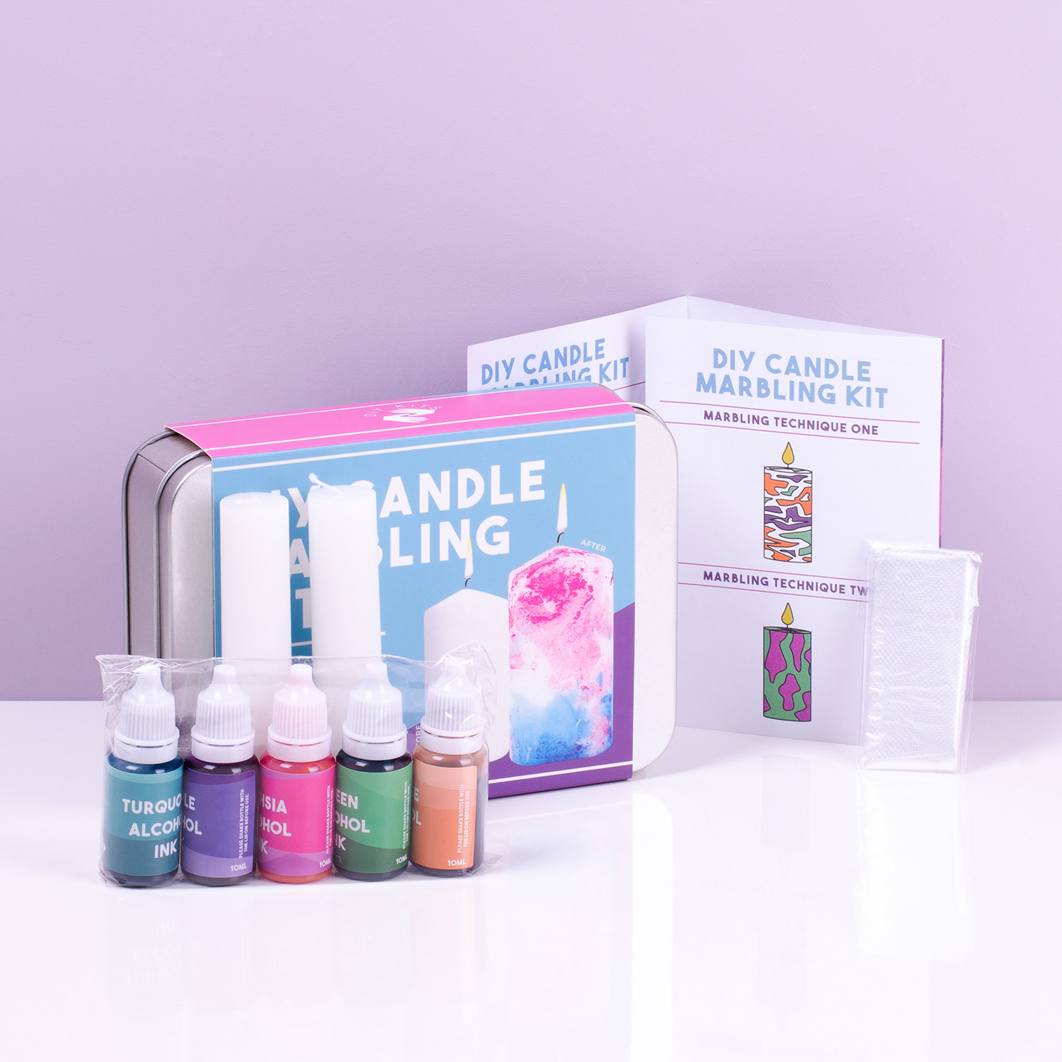 Gift Republic DIY Kaars Kleur Set