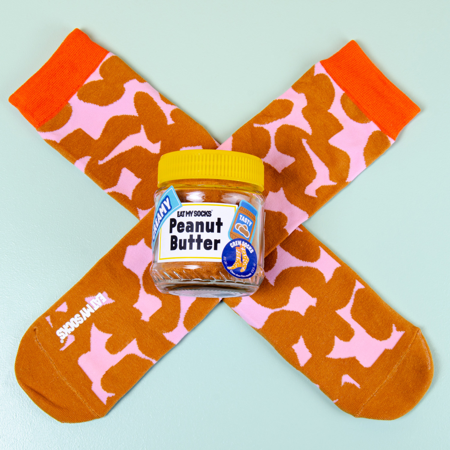 EatMySocks Pindakaas Sokken