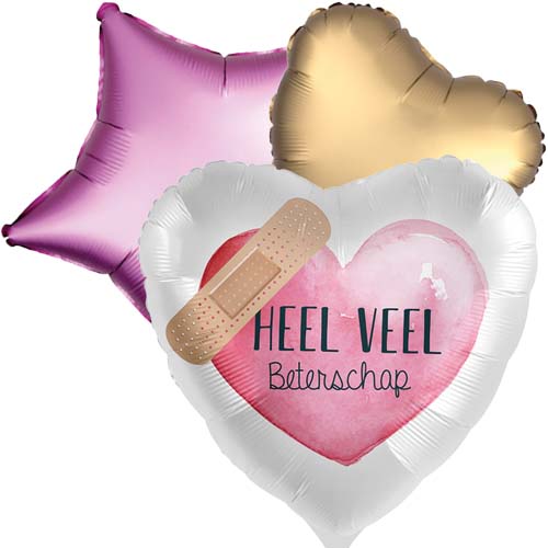 DeBallonnensite Ballon toefje heel veel beterschap