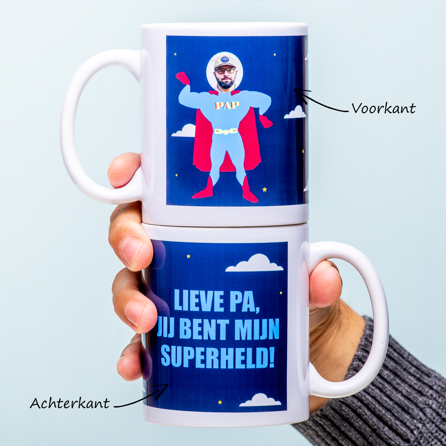 Nutcrackers Gepersonaliseerde Fotomok Superheld