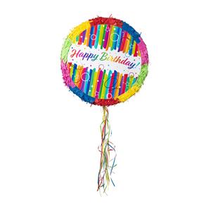 Xenos Piñata happy birthday - multikleur - ø44x9 cm
