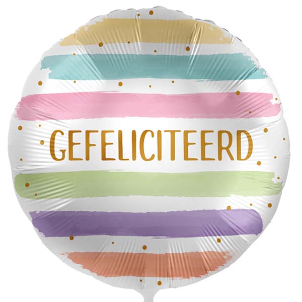 DeBallonnensite Gefeliciteerd pastel