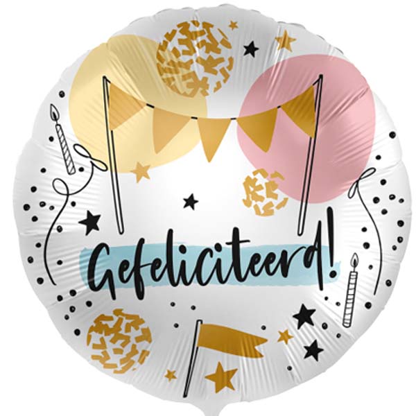 DeBallonnensite Heliumballon Gefeliciteerd party