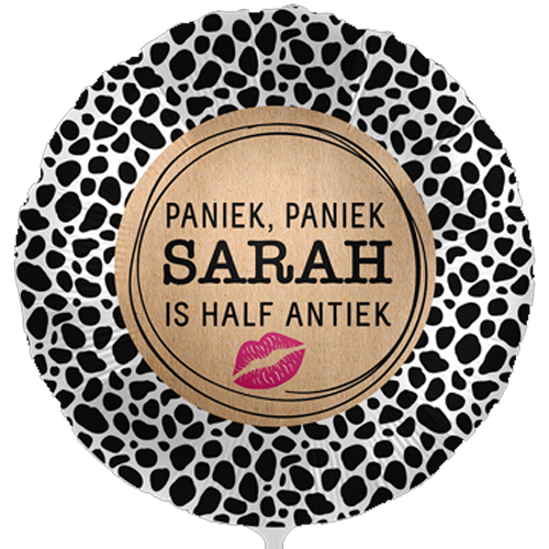DeBallonnensite Paniek, paniek Sarah is half antiek