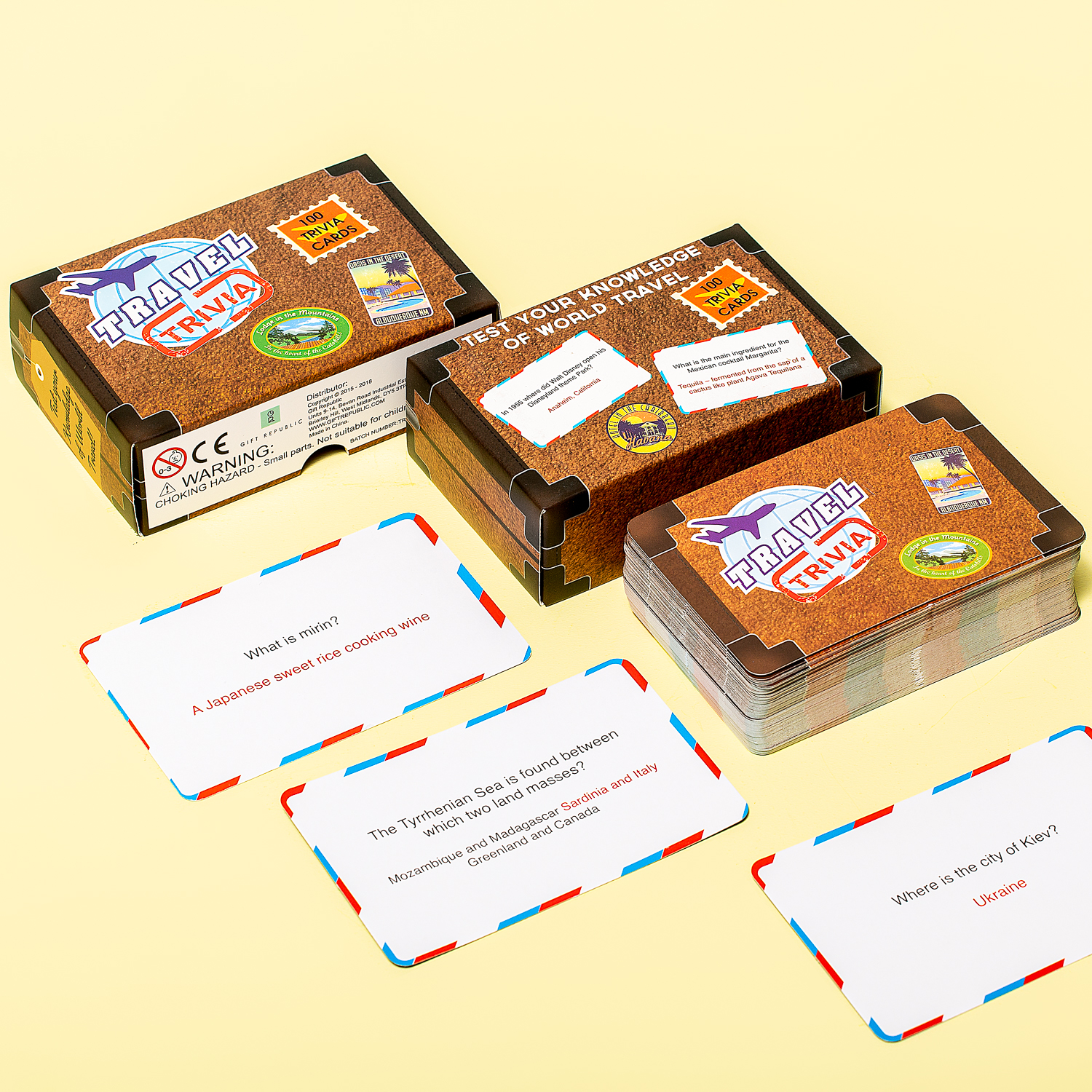 Gift Republic Trivia Spel - Reizen