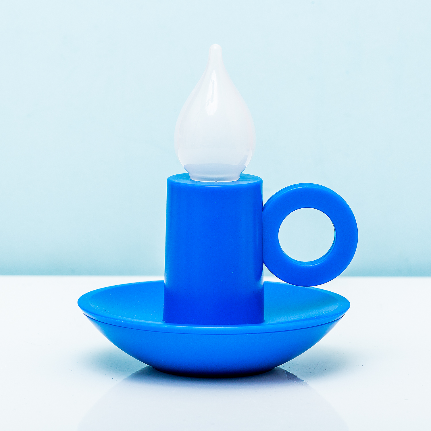 Bitten Oplaadbaar Kandelaar Lampje - Blauw